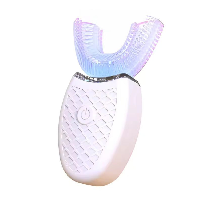 Adult U-Shaped Automatic Toothbrush 360° - White Color