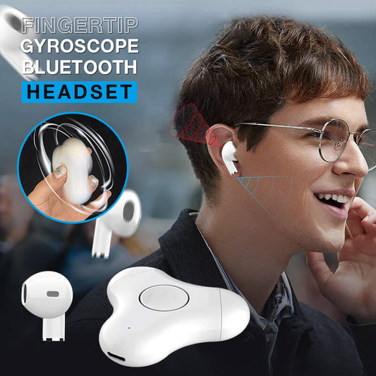 Fidget Spinner Earbuds - Fingertip Gyroscope Bluetooth Headset
