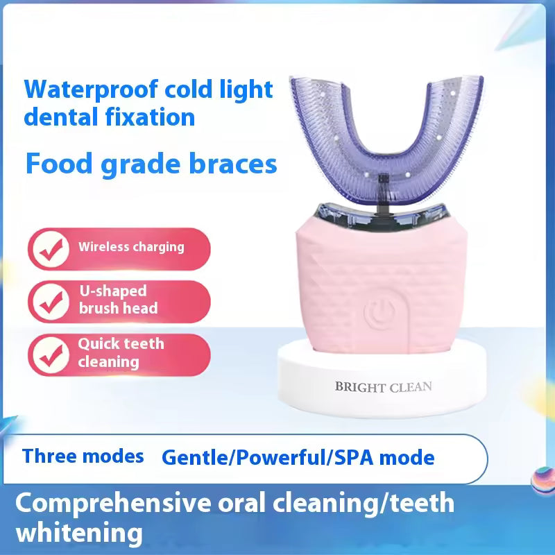 Adult U-Shaped Automatic Toothbrush 360° - Waterproof