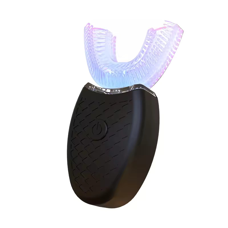 Adult U-Shaped Automatic Toothbrush 360° - Black Color