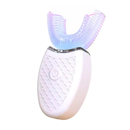 Adult U-Shaped Automatic Toothbrush 360° - White Color
