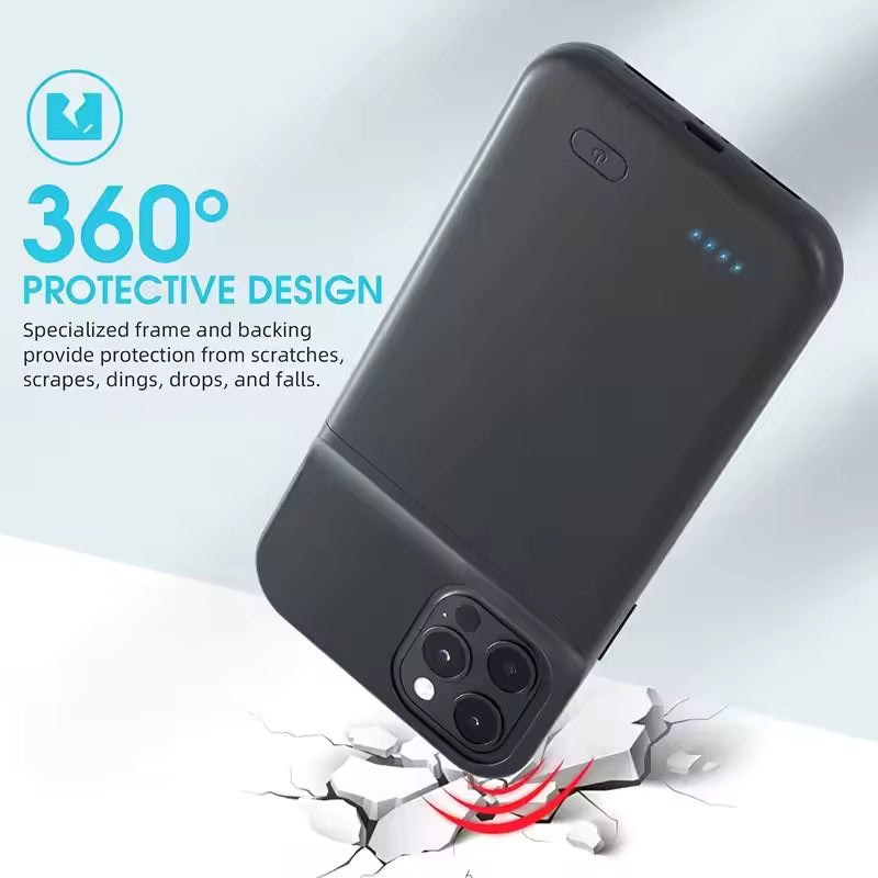 Power Phone Case - 360° Protection Feature 